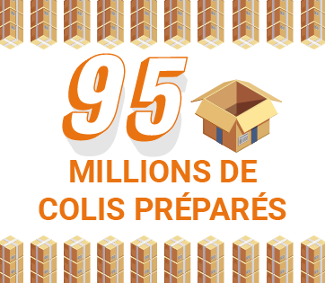 95 millions de colis